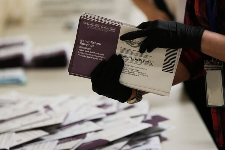 A federal court fight over mail voting and presidential authority