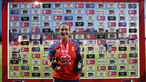 Alice Capsey after England Women series win over India Women