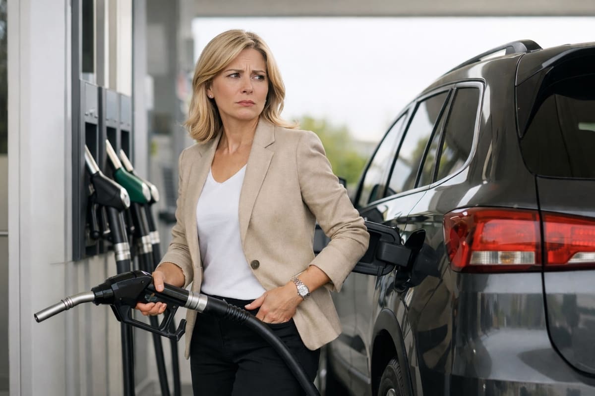 Distributore di carburante durante l’estate 2026